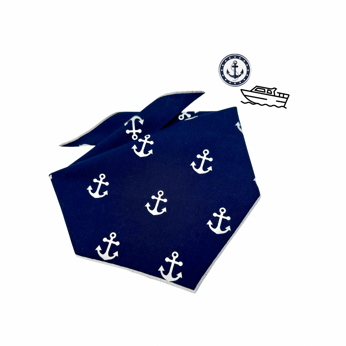Anchors Aweigh Dog Bandana