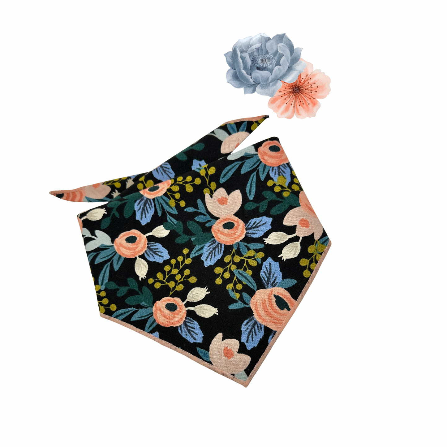 Midnight Garden Dog Bandana