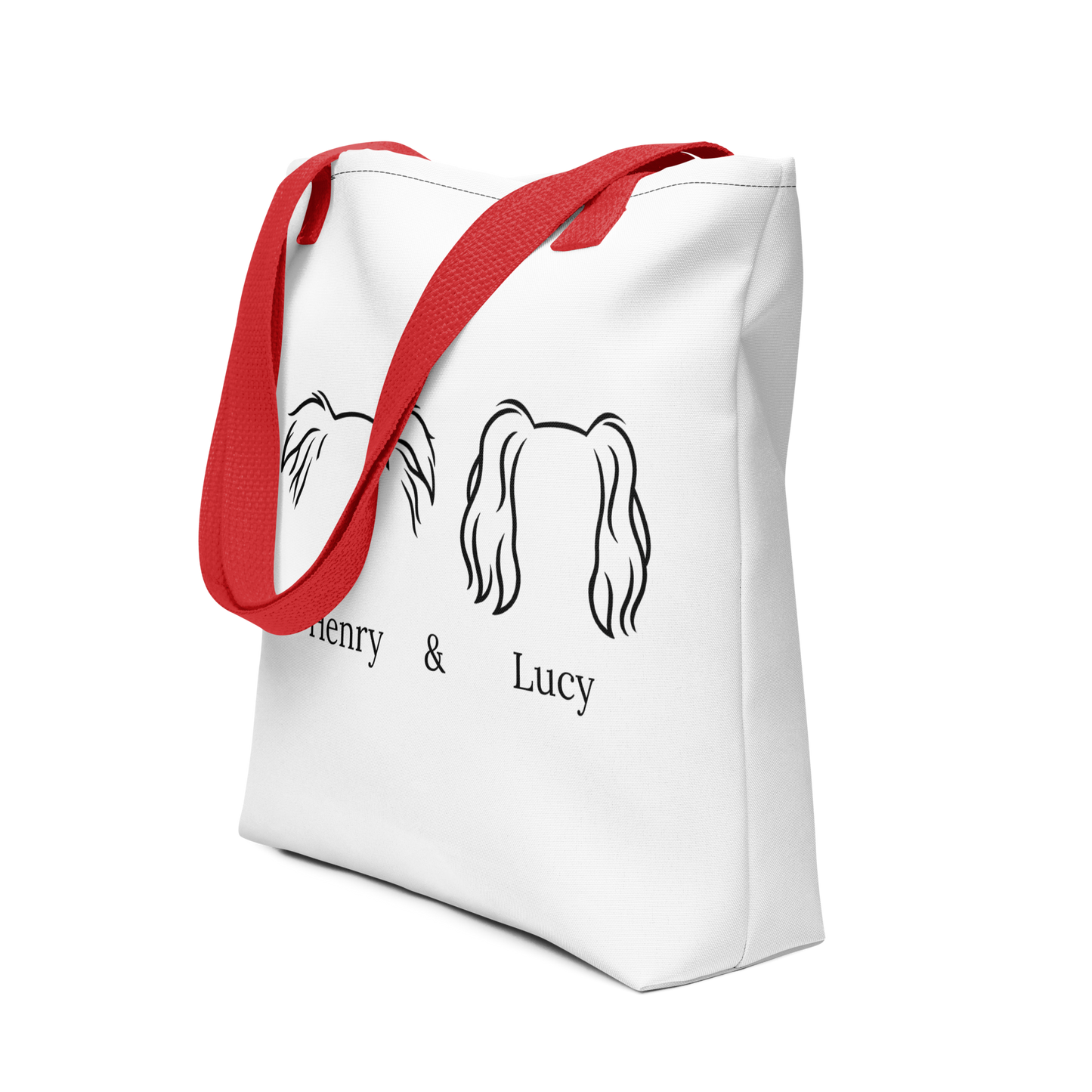 Custom Dog Ear Tote | Personalized with Your Dog’s Ears + Name(s)