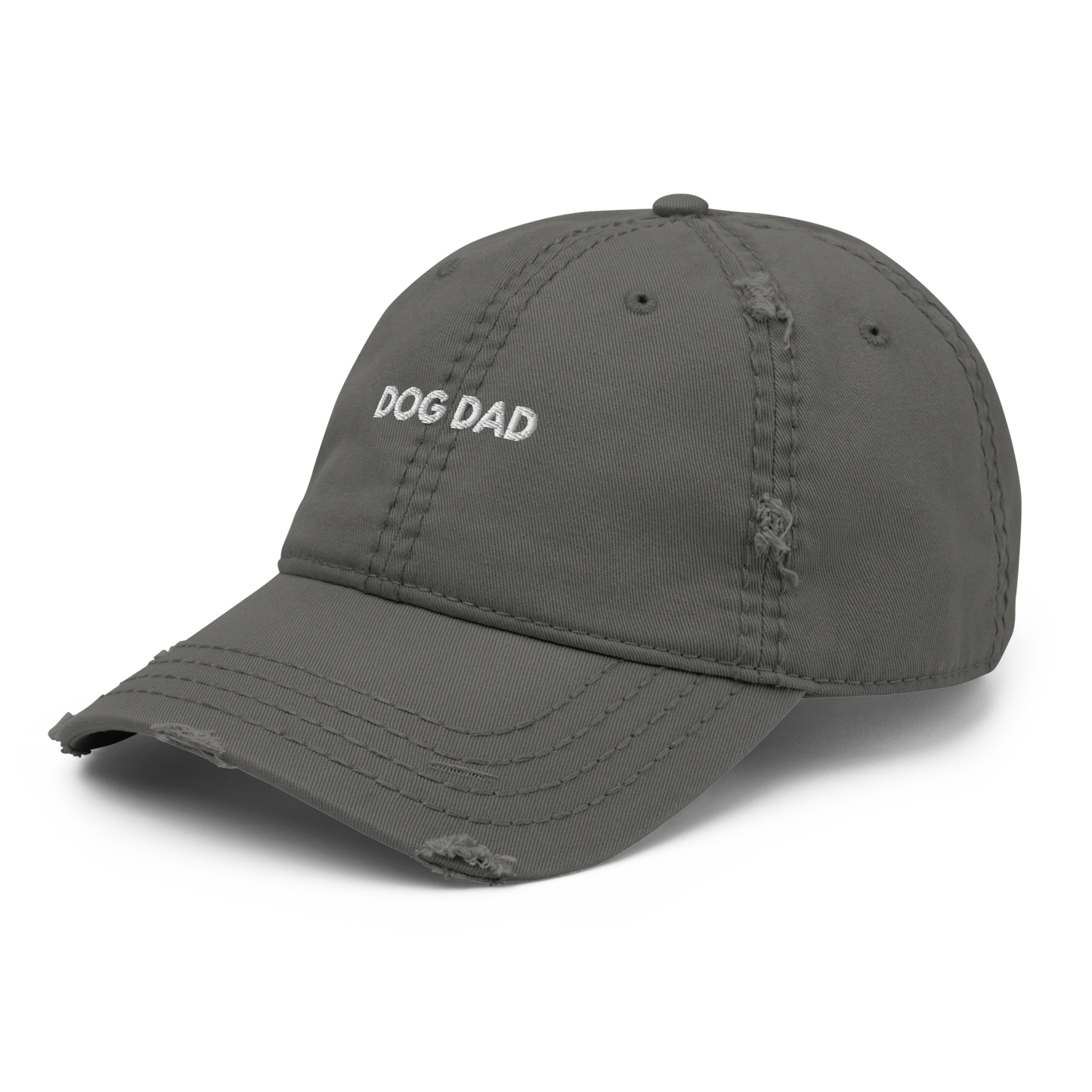 DOG DAD Hat | Embroidered Distressed Dad Hat