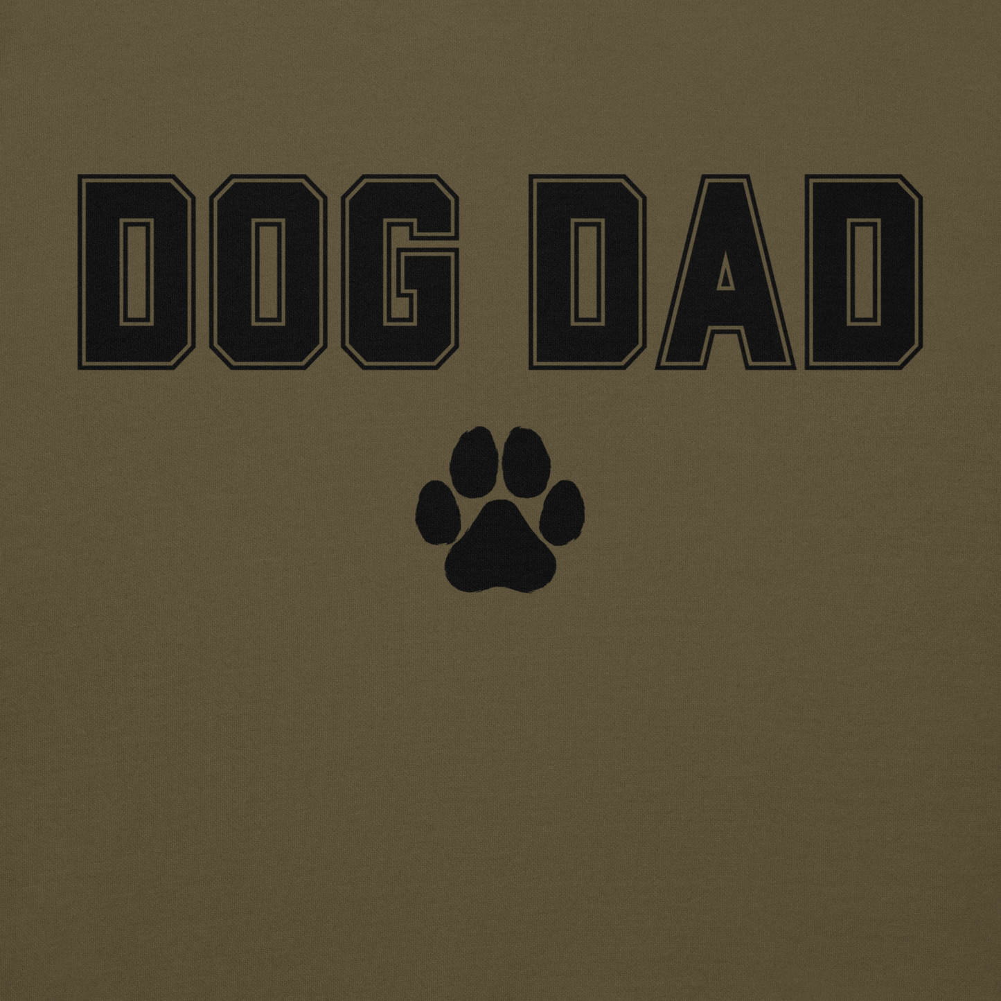 DOG DAD Hoodie | Black Lettering Unisex Hoodie