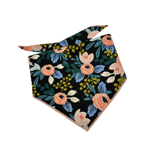 Midnight Garden Dog Bandana